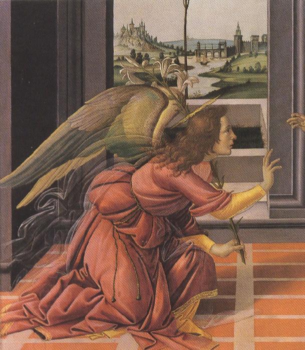 Sandro Botticelli Details of Annunciation (mk36)